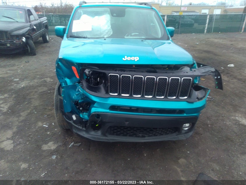 VIN ZACNJDBB2MPM12541 2021 JEEP RENEGADE LATITUDE