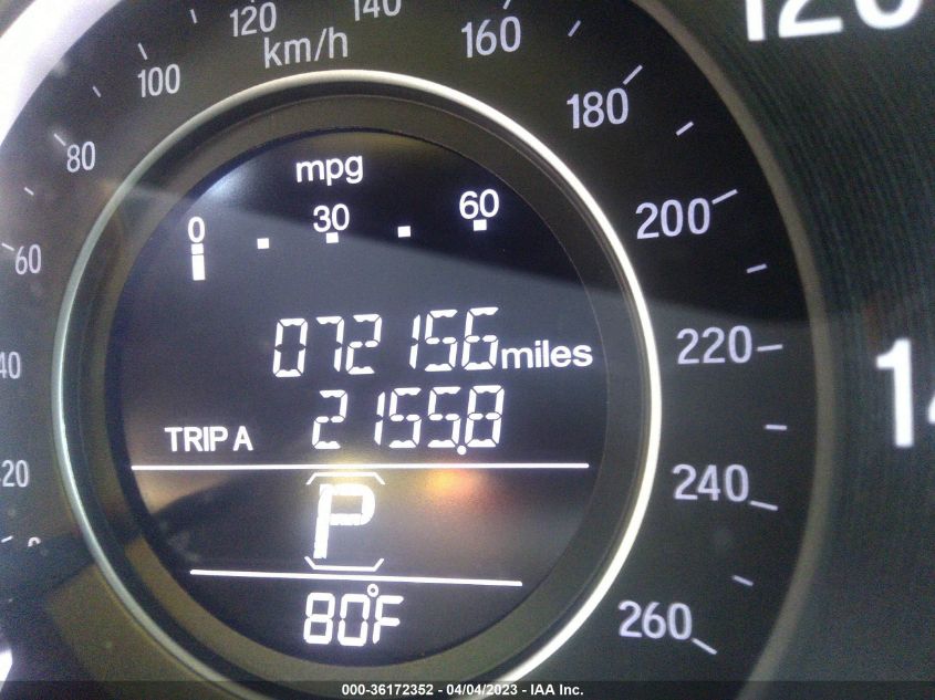2016 HONDA ACCORD SEDAN EX-L - 1HGCR2F82GA030117