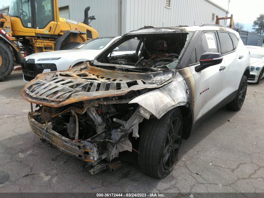 VIN 3GNKBJRSXLS600591 2020 CHEVROLET BLAZER LT