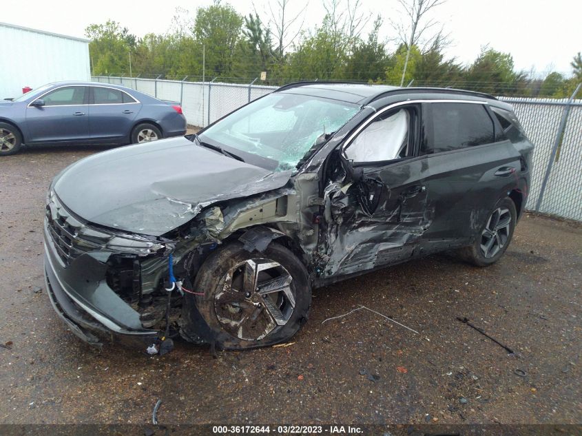 2022 HYUNDAI TUCSON HYBRID LIMITED KM8JECA17NU017811