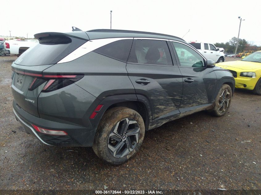 2022 HYUNDAI TUCSON HYBRID LIMITED KM8JECA17NU017811