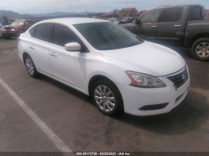 2015 NISSAN SENTRA S - 3N1AB7AP1FY335658