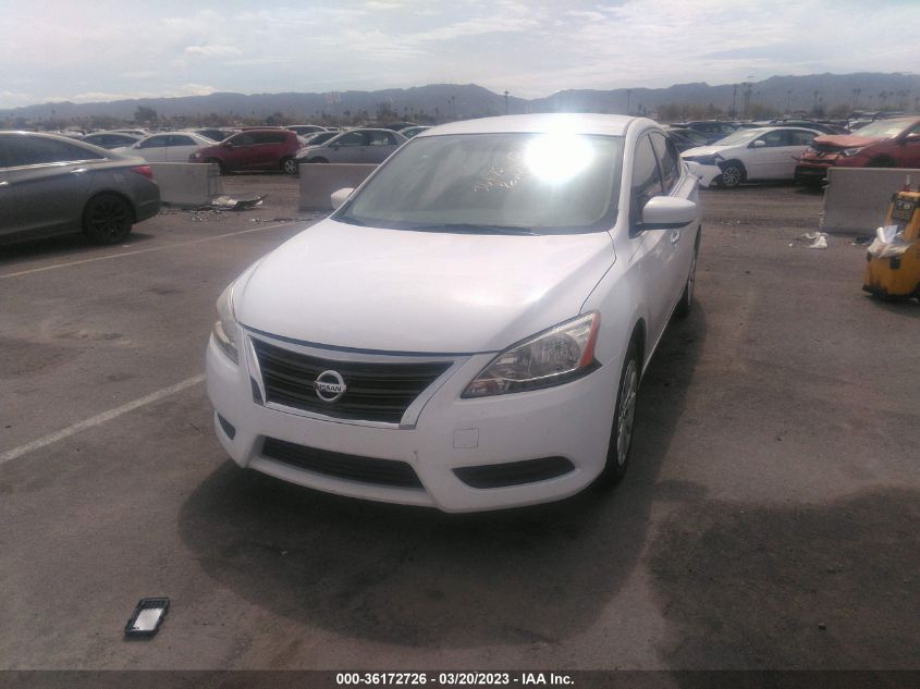 2015 NISSAN SENTRA S - 3N1AB7AP1FY335658