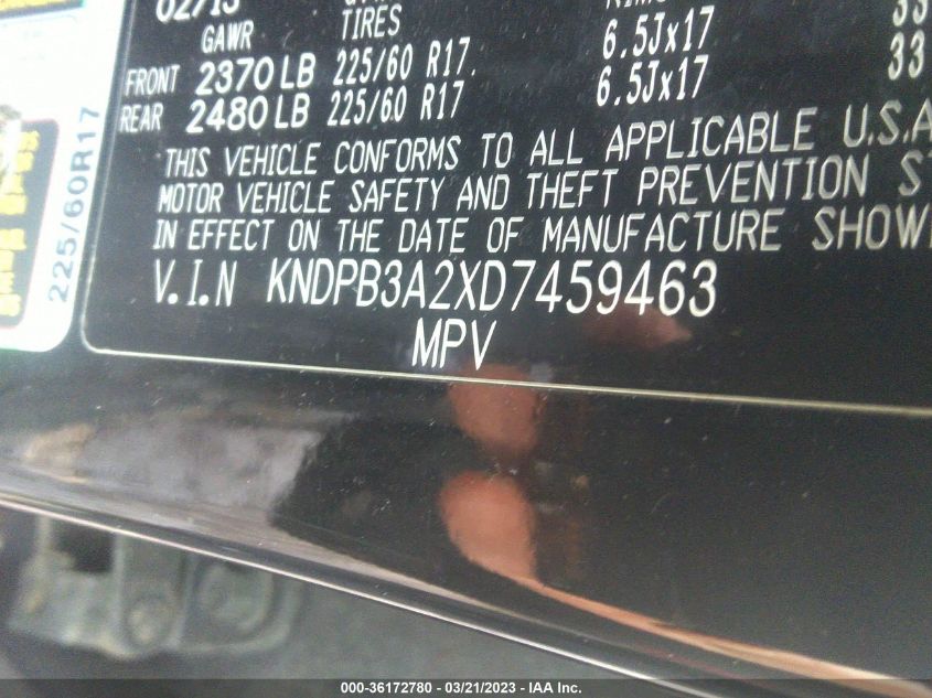 2013 KIA SPORTAGE LX - KNDPB3A2XD7459463