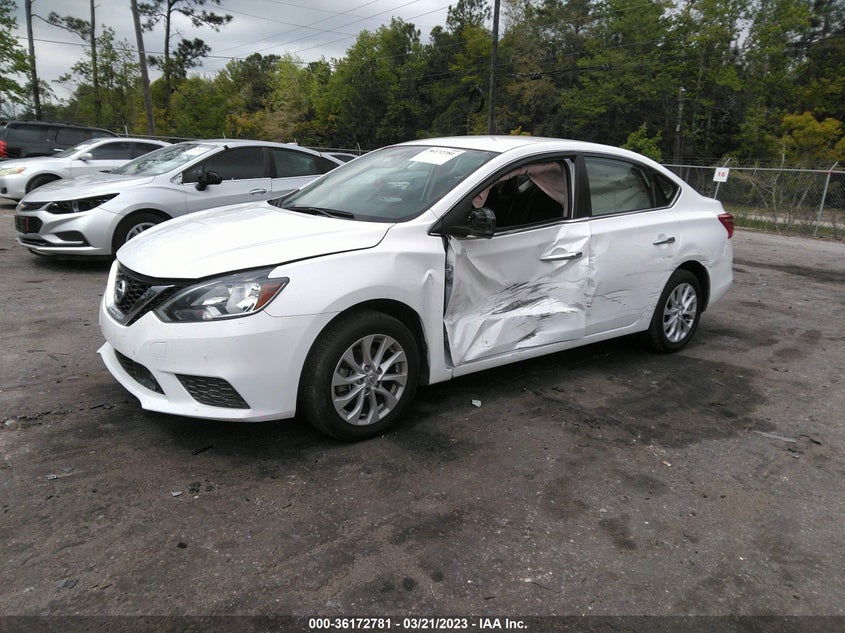 VIN 3N1AB7APXKY433808 2019 NISSAN SENTRA SV
