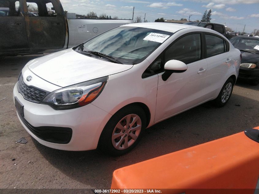 2014 KIA RIO LX - KNADM4A3XE6404768
