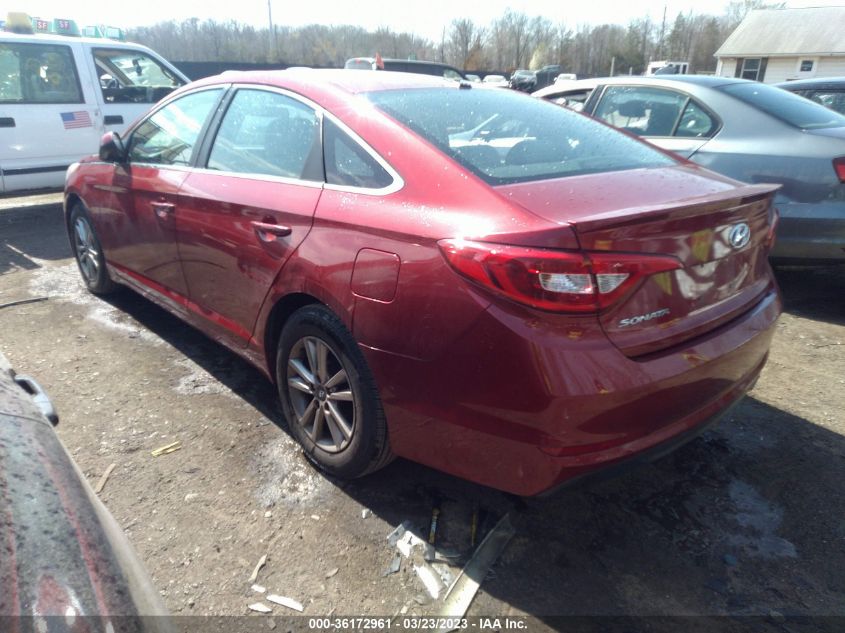 2016 HYUNDAI SONATA 2.4L - 5NPE24AF7GH395138