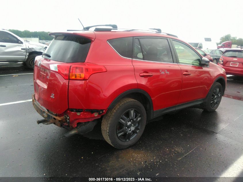 2014 TOYOTA RAV4 LE - JTMBFREV6ED076340