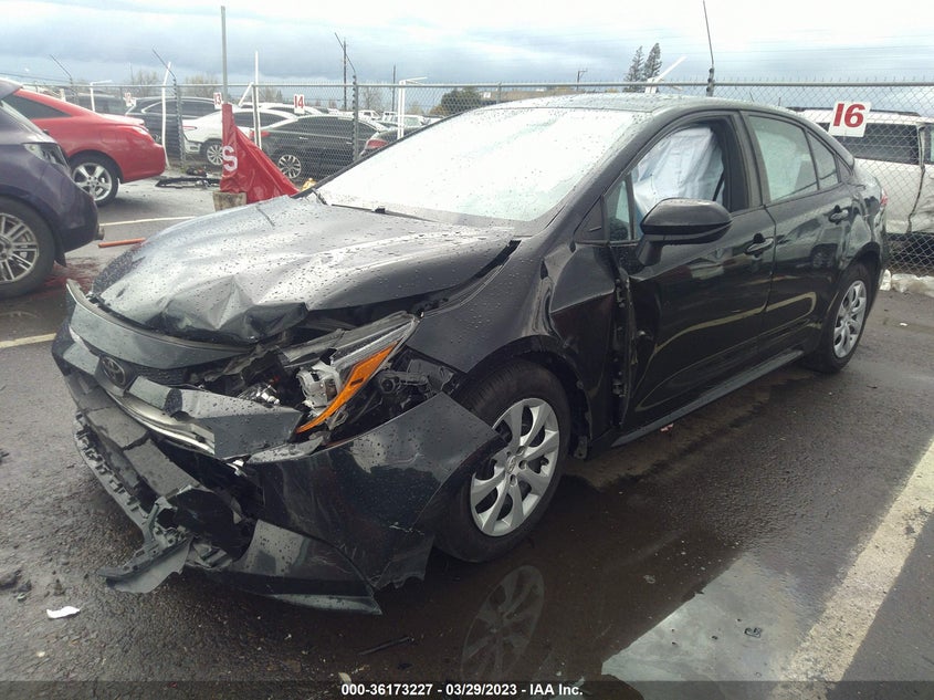 VIN 5YFEPRAEXLP102433 2020 TOYOTA COROLLA LE