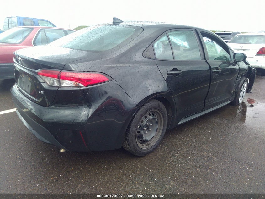 VIN 5YFEPRAEXLP102433 2020 TOYOTA COROLLA LE