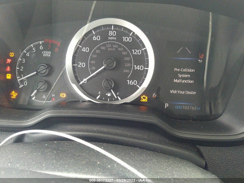 VIN 5YFEPRAEXLP102433 2020 TOYOTA COROLLA LE