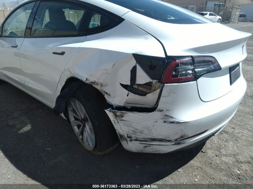 2022 TESLA MODEL 3 LONG RANGE - 5YJ3E1EBXNF268352