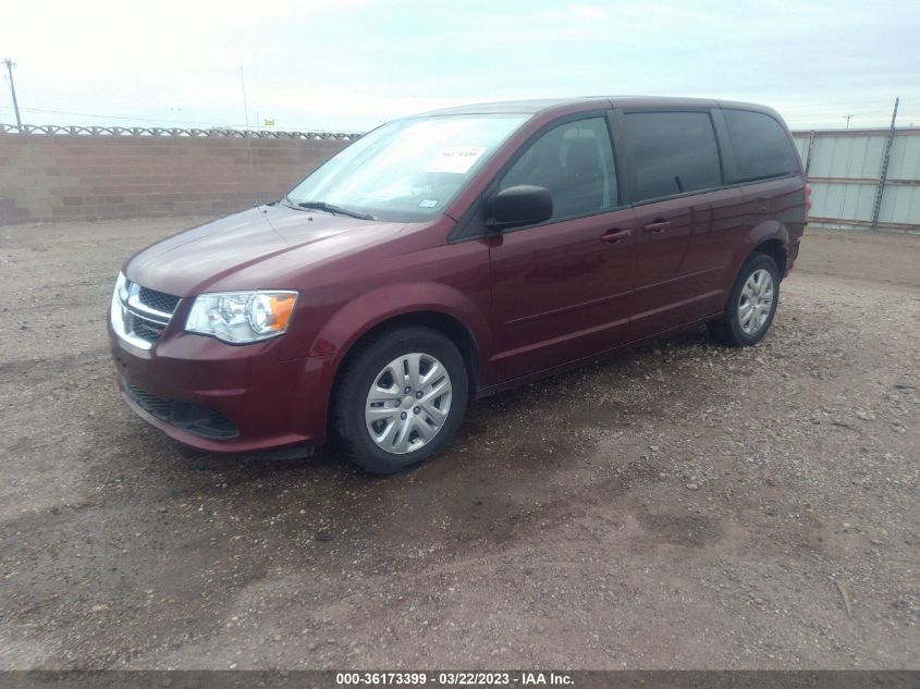2017 DODGE GRAND CARAVAN SE - 2C4RDGBG0HR850355