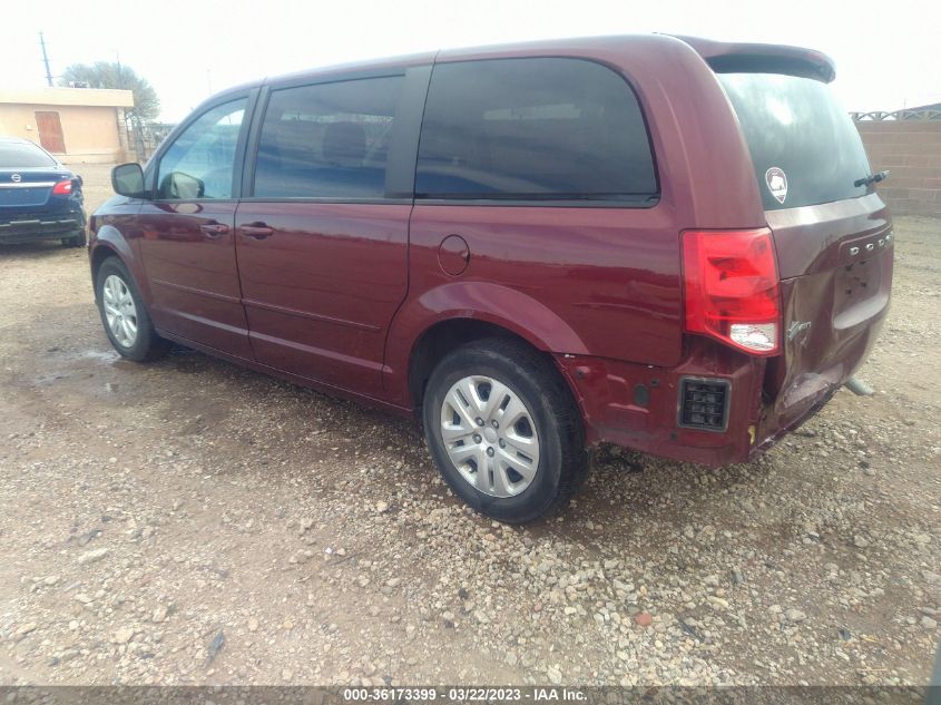 2017 DODGE GRAND CARAVAN SE - 2C4RDGBG0HR850355