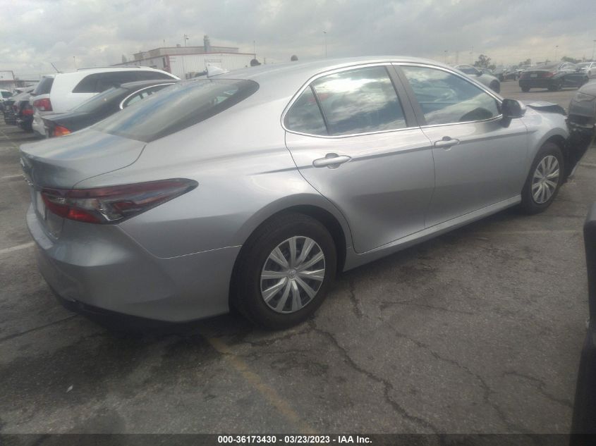 2022 TOYOTA CAMRY HYBRID LE - 4T1C31AK0NU580016