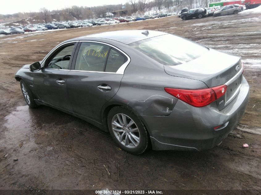 2014 INFINITI Q50 HYBRID PREMIUM - JN1AV7AR9EM701585