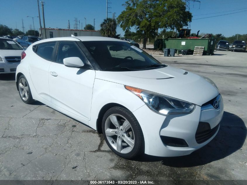 2013 HYUNDAI VELOSTER W/BLACK INT - KMHTC6ADXDU162382