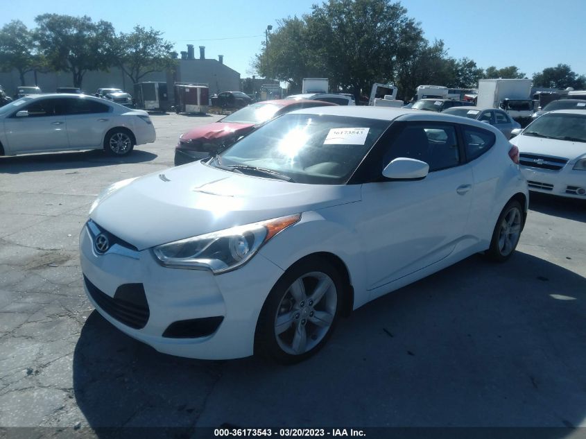 2013 HYUNDAI VELOSTER W/BLACK INT - KMHTC6ADXDU162382