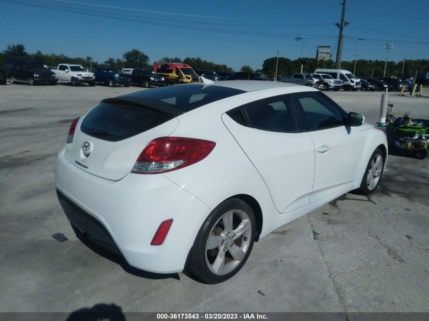 2013 HYUNDAI VELOSTER W/BLACK INT - KMHTC6ADXDU162382