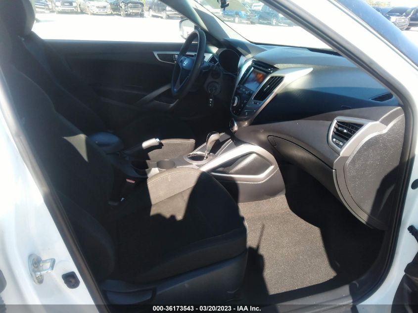 2013 HYUNDAI VELOSTER W/BLACK INT - KMHTC6ADXDU162382