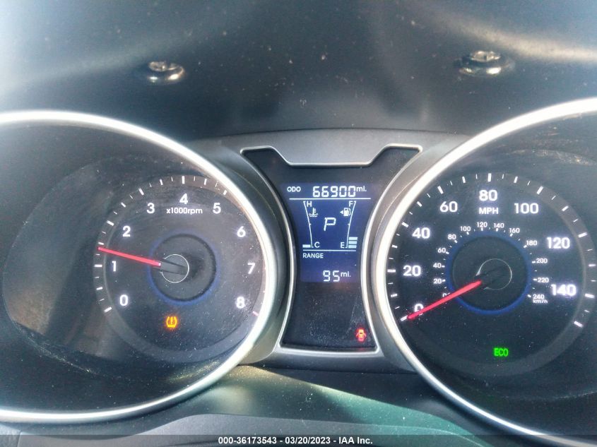 2013 HYUNDAI VELOSTER W/BLACK INT - KMHTC6ADXDU162382
