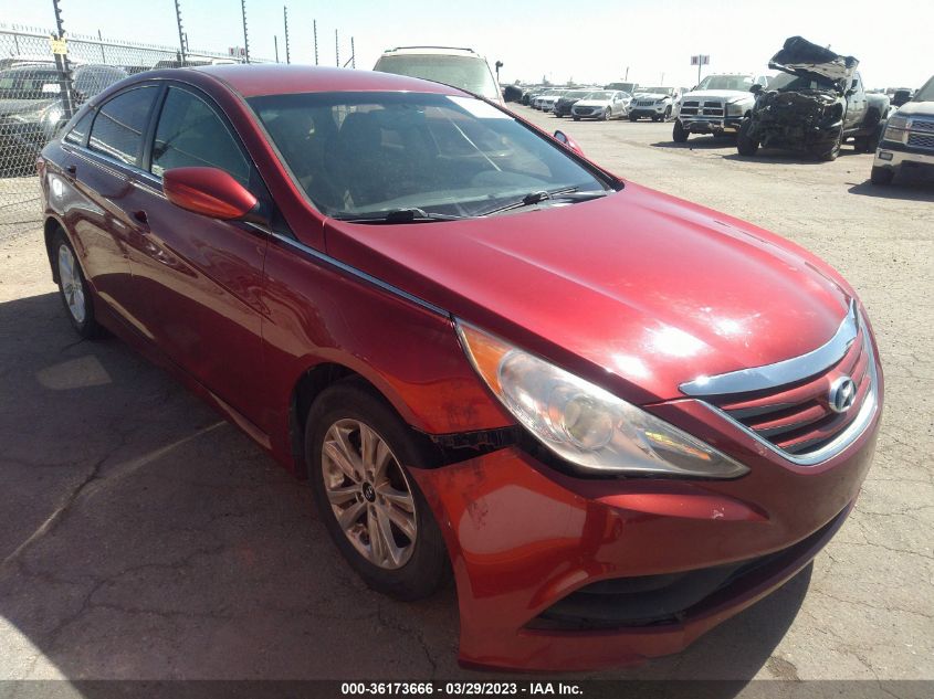 2014 HYUNDAI SONATA GLS - 5NPEB4AC5EH862043