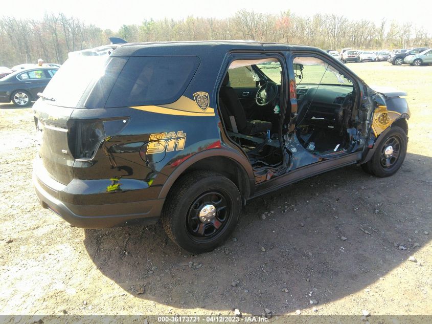 2018 FORD POLICE INTERCEPTOR 1FM5K8AR4JGB59815