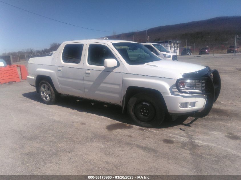 2014 HONDA RIDGELINE RTL - 5FPYK1F54EB014585