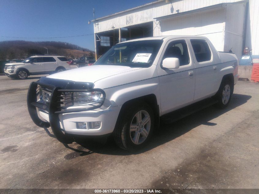2014 HONDA RIDGELINE RTL - 5FPYK1F54EB014585