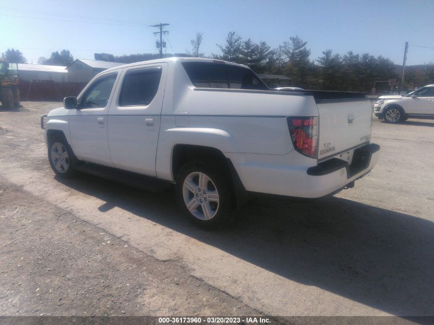 2014 HONDA RIDGELINE RTL - 5FPYK1F54EB014585