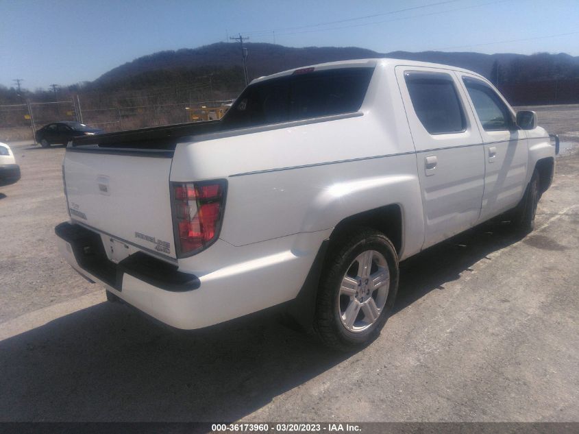 2014 HONDA RIDGELINE RTL - 5FPYK1F54EB014585