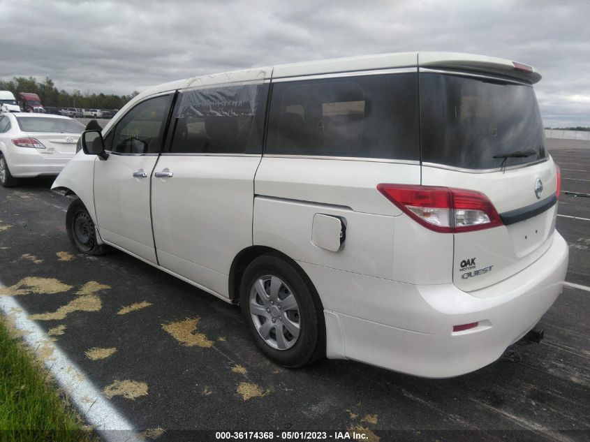 2016 NISSAN QUEST S - JN8AE2KP4G9157536