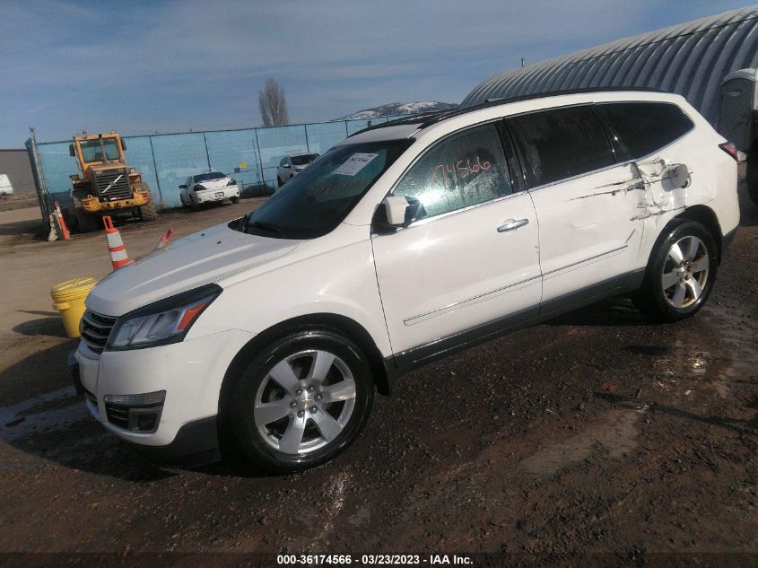 2014 CHEVROLET TRAVERSE LTZ - 1GNKVJKD7EJ332364