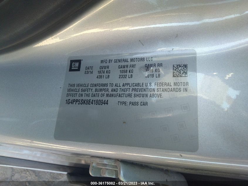 2014 BUICK VERANO - 1G4PP5SK8E4180944