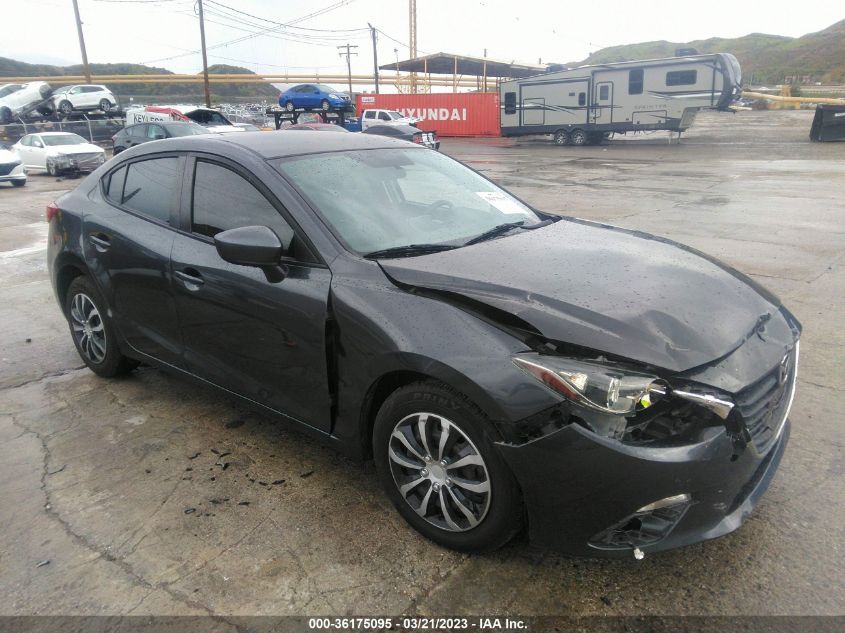 2015 MAZDA MAZDA3 I SPORT - JM1BM1U70F1258676