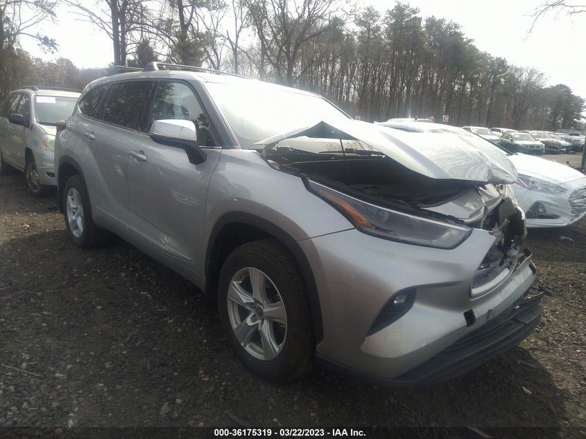 VIN 5TDBZRBH4MS057861 2021 TOYOTA HIGHLANDER L/LE