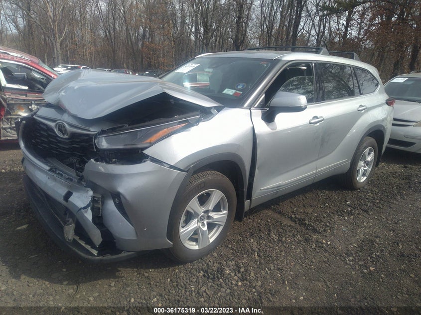VIN 5TDBZRBH4MS057861 2021 TOYOTA HIGHLANDER L/LE