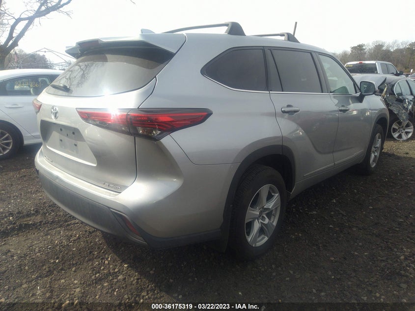 VIN 5TDBZRBH4MS057861 2021 TOYOTA HIGHLANDER L/LE