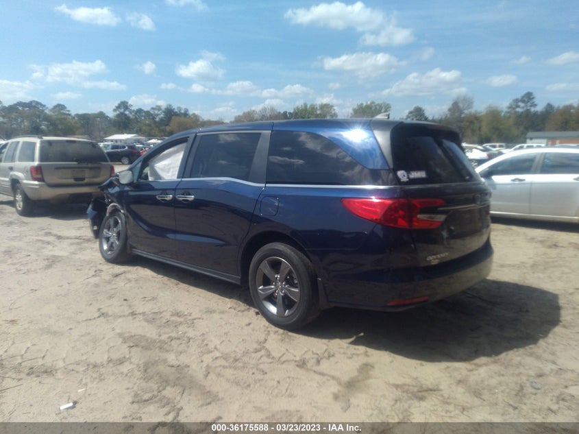 VIN 5FNRL6H58NB013850 2022 HONDA ODYSSEY EX