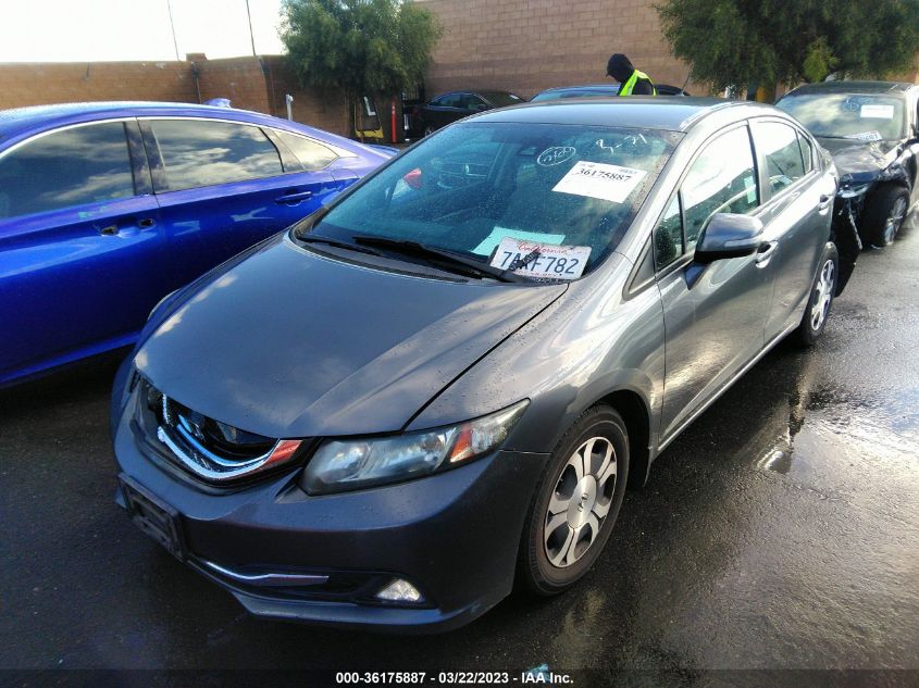 2013 HONDA CIVIC HYBRID 19XFB4F33DE200302