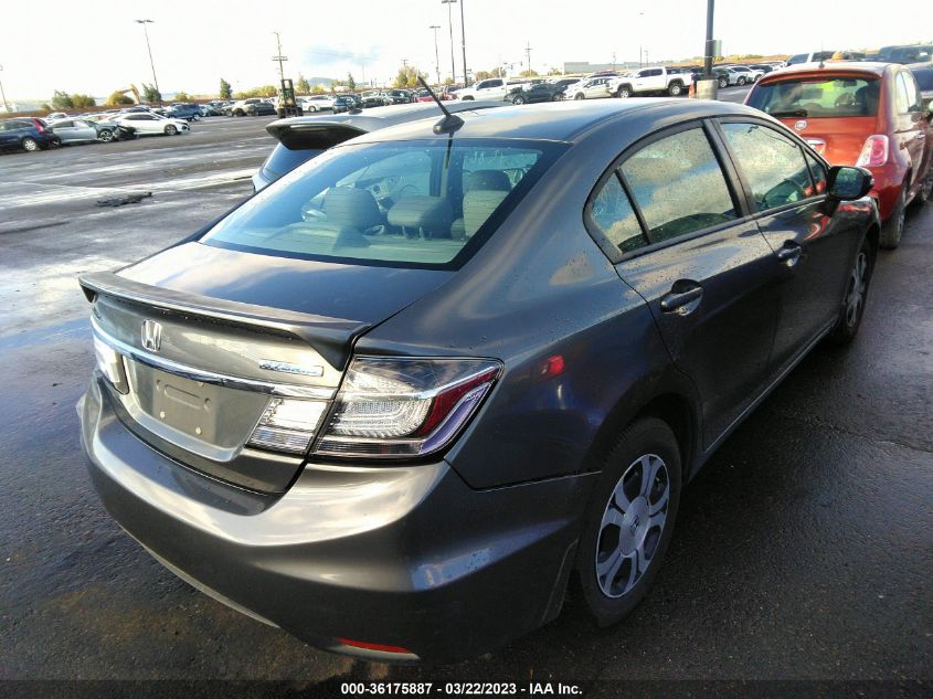 2013 HONDA CIVIC HYBRID 19XFB4F33DE200302