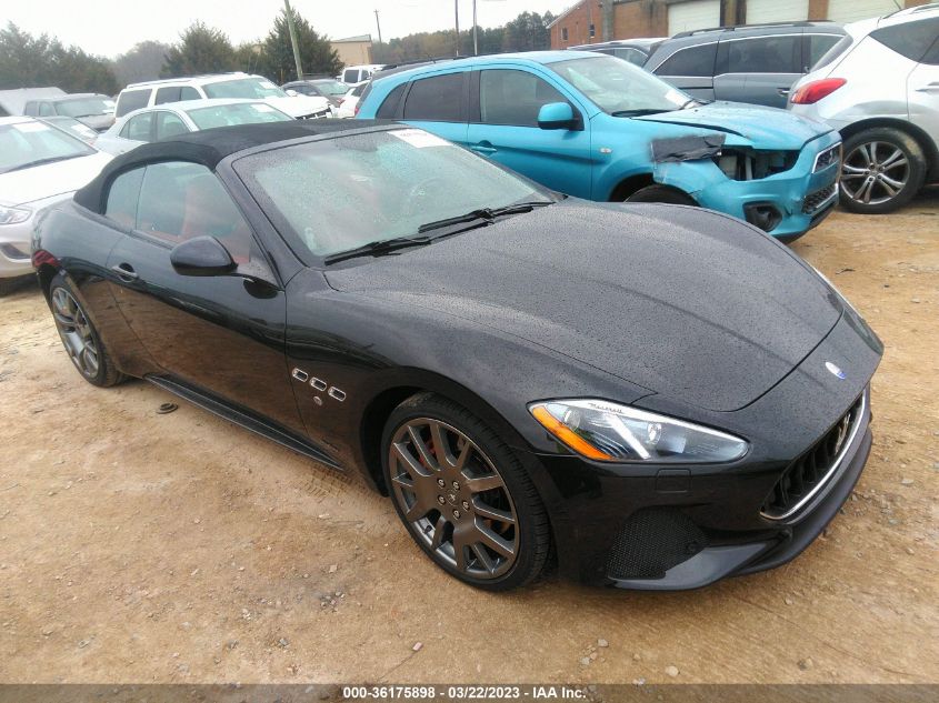 ZAM45VMA5J0283883 MASERATI GRANTURISMO CONVERTIBLE SPORT/MC 2018
