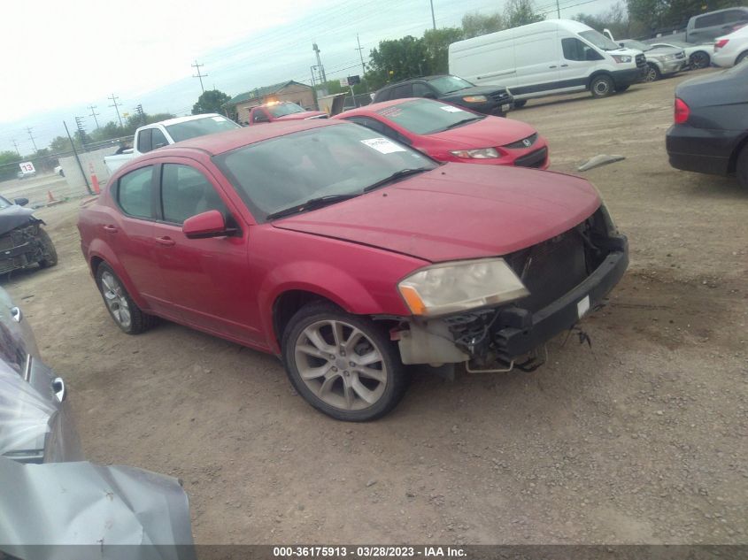 2013 DODGE AVENGER R/T - 1C3CDZBGXDN562338