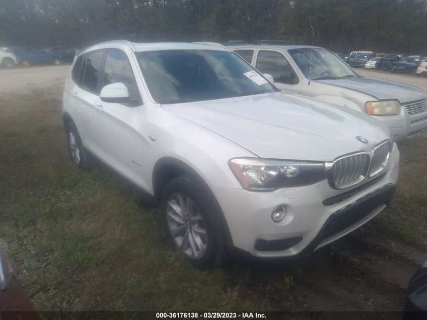 2017 BMW X3 SDRIVE28I - 5UXWZ7C30H0X39166