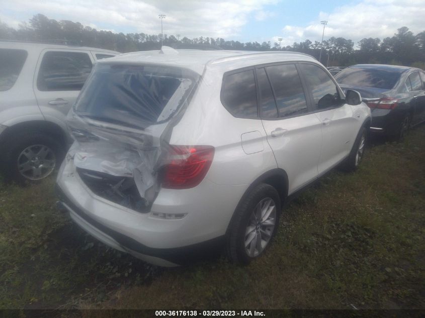 2017 BMW X3 SDRIVE28I - 5UXWZ7C30H0X39166