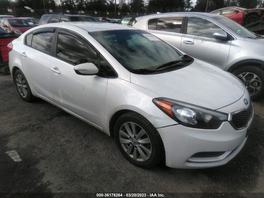 2015 KIA FORTE LX - KNAFX4A65F5415744