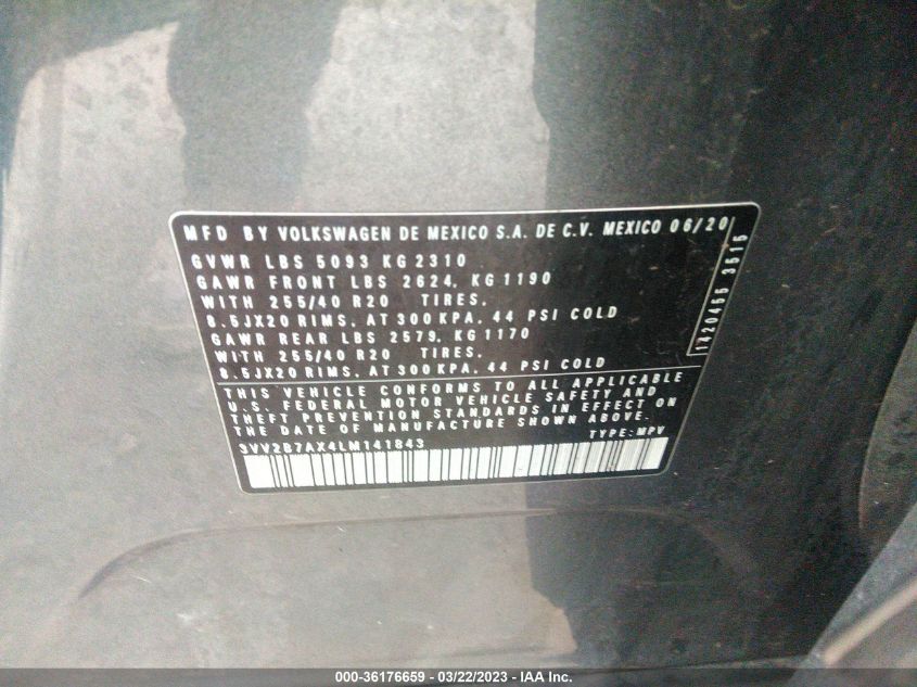 Фото: 3VV2B7AX4LM141843 - 9