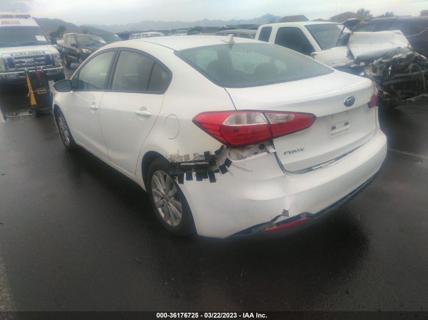 2016 KIA FORTE LX - KNAFX4A64G5461521
