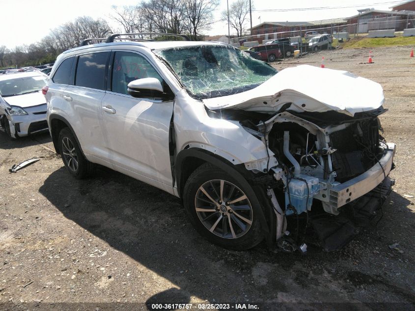 2017 TOYOTA HIGHLANDER XLE/SE - 5TDJZRFH3HS513263