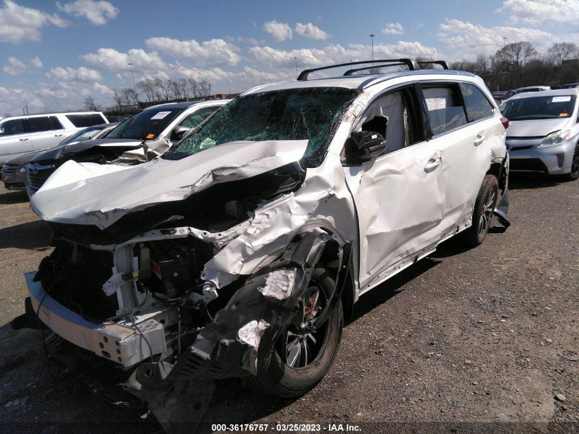 2017 TOYOTA HIGHLANDER XLE/SE - 5TDJZRFH3HS513263